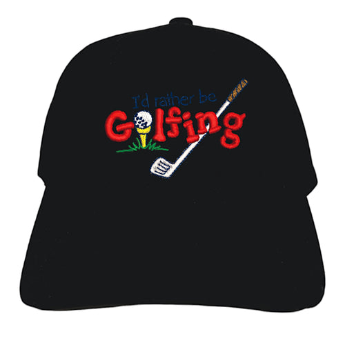 I'd Rather Be Golfing Hat