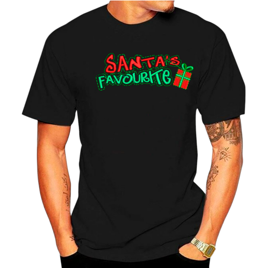 SANTA'S favourite funny festive Tshirt